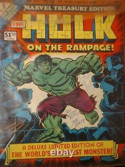 1975 Marvel Comics Hulk On The Rampage #5 Stan Lee John Romita Sr Autograph JSA