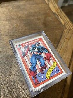 1990 Impel Marvel Universe #161 Stan Lee Signed Card With Full Deck