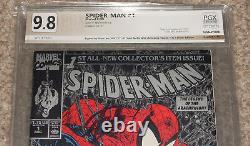 1990 Marvel Comics Spider-man 1 Silver PGX 9.8 Stan Lee/McFarlane Signed CGC