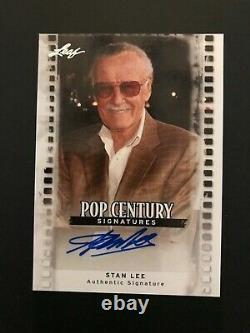 2011 Leaf Pop Century Stan Lee Autograph Auto Card