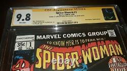 2x Signed 9.8 Spider-Woman (1st Series) #1 1978 CGC SS Stan Lee & Marv Wolfman