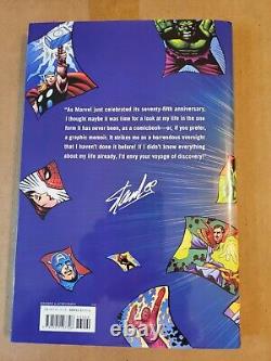3x Signed Stan Lee Amazing Fantastic Incredible A Marvelous Memoir Book Comics