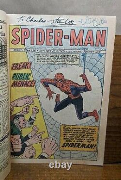 AMAZING SPIDER-MAN #1 (Marvel 1963) Stan Lee Steve Ditko CGC 5.0 Restored SIGNED