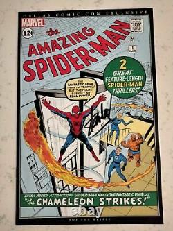 AMAZING SPIDER-MAN 1 Reprint Signed by Stan Lee