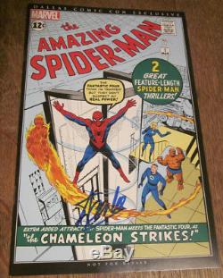 AMAZING SPIDER-MAN #1 Signed by STAN LEE CERTIFIED / COA auto Dallas Comic Con