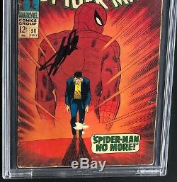 AMAZING SPIDER-MAN #50 (1967) SIGNED by STAN LEE CBCS 3.0 1ST KINGPIN