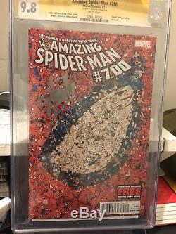 AMAZING SPIDER-MAN #700 CGC 9.8 SIGNED BY STAN LEE, DEATH of PETER PARKER