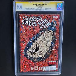 AMAZING SPIDER-MAN #700 SIGNED STAN LEE CGC SS 9.4 Death of Peter Parker