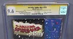 AMAZING SPIDER-MAN #700 (Stan Lee & Ramos Signed Variant) CGC 9.6 Marvel 2013