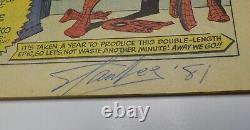 AMAZING SPIDER-MAN ANNUAL #1 KEY 1st SINISTER SIX, SIGNED by STAN LEE CGC 6.5 WP