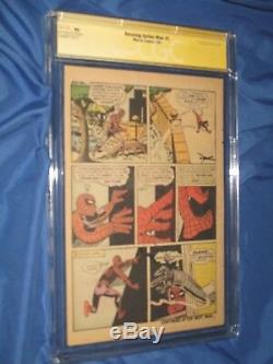 AMAZING SPIDERMAN #3 CGC PG PAGE SS Signed by Stan Lee 1st Doctor Octopus