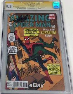 ASM Amazing Spiderman #700 Ditko 1200 Signed by Stan Lee +3 More CGC 9.8 SS