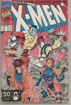 (AUTO!) X-Men #1 (1991) SIGNED BY STAN LEE AT COMICON (Marvel) COLOSSUS ROGUE