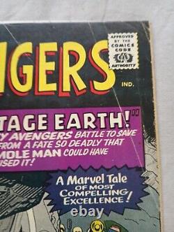 AVENGERS #12 (VGF) Marvel Comics 1964 signed by Dick Ayers