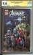 AVENGERS SS Signed by Stan Lee Autograph CGC 9.4. #1 Gillette custom edition