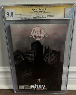 Age of Ultron 10 CGC 9.8 Kim Variant Cover. Signed by STAN LEE & PAUL MOUNTS