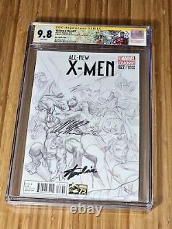All New X-Men #27 CGC SS 9.8 75th 1300 Variant Signed By Stan Lee & Alex Ross