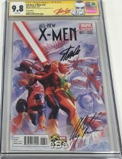 All New X-men #27 Retailer Incentive Signed by Stan Lee & Alex Ross CGC 9.8 SS