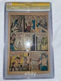 Amazing Fantasy #15 1st Appearance Spider-Man! Stan Lee Signed x2 1 page CGC