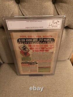 Amazing Fantasy 15 PGX 0.5 SS Stan Lee Signed 1st SpiderMan Holy Grail