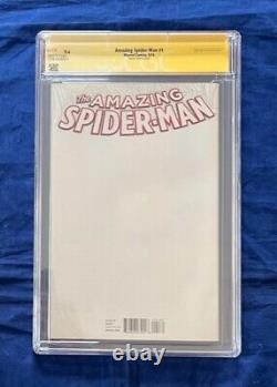 Amazing Spider-Man #1 2014 Signed and sketched by Humberto Ramos of Stan Lee