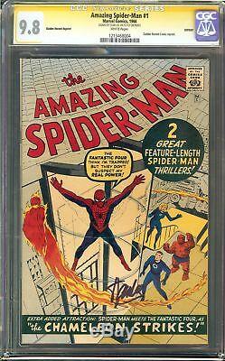 Amazing Spider-Man #1 CGC 9.8 NM/MT ORIGIN RETOLD SIGNED STAN LEE GRR Marvel