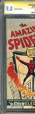 Amazing Spider-Man #1 CGC 9.8 NM/MT ORIGIN RETOLD SIGNED STAN LEE GRR Marvel