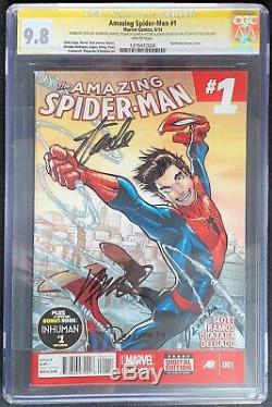 Amazing Spider-Man #1 CGC 9.8 SS signed Stan Lee, Ramos, Olazaba, Delgado 2014