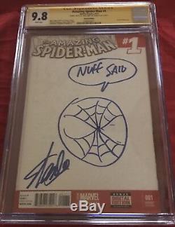 Amazing Spider-Man #1 CGC 9.8 Sketch & Signed by Stan Lee on His 95th Birthday