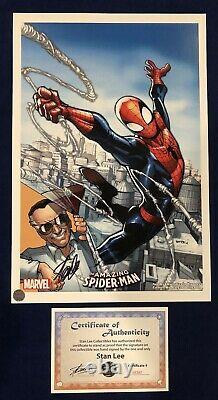 Amazing Spider-Man #1 Humberto Ramos Litho Signed by Stan Lee with COA! MARVEL