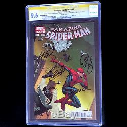Amazing Spider-Man #1 SIGNED 5X! STAN LEE BARGAIN Jerome Opena CGC SS 9.6