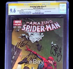 Amazing Spider-Man #1 SIGNED 5X! STAN LEE BARGAIN Jerome Opena CGC SS 9.6