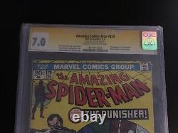 Amazing Spider-Man #129 CGC 7.0 Marvel Comics 1974 1st PUNISHER Signed Stan Lee
