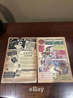 Amazing Spider-Man #14 1964 Marvel 1st app Green Goblin Signed Stan Lee