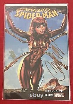 Amazing Spider-Man #15 Campbell Color Variant Signed by Stan Lee w COA, Campbell
