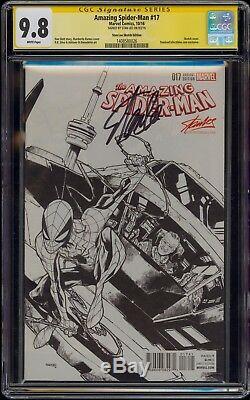 Amazing Spider-Man 17 Fan Expo Ramos Stan Lee sketch CGC 9.8 Signed By Stan Lee