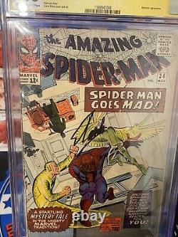 Amazing Spider-Man #24 CGC 3.0 Signed by Stan Lee