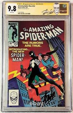 Amazing Spider-Man #252 CGC 9.8 WP signed Stan Lee