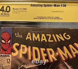 Amazing Spider-Man #30 Stan Lee Signed. Personal Collection Of Duke Caldwell