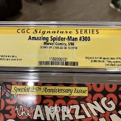 Amazing Spider-Man 300 CGC signature series 6.0 signed Stan Lee 1st Venom