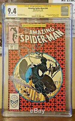 Amazing Spider-Man # 300 First appearance of Venom Signed by Stan Lee! CGC 9.4