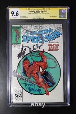 Amazing Spider Man 301 CGC SS 9.6 Signed by Stan Lee + Todd McFarlane 1988 Cover
