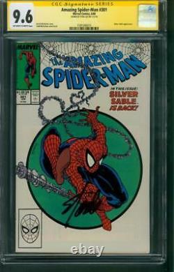 Amazing Spider Man 301 CGC SS 9.6 Stan Lee Signed 1988 Todd McFarlane Cover