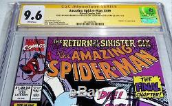 Amazing Spider-Man #339 CGC 9.6 SS Signed X 3 Emberlin, Larsen, Stan Lee