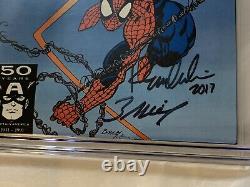 Amazing Spider-Man #352 (1991) CGC SS 9.8 Signed by Stan Lee, Bagley, Emberlin