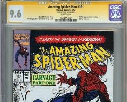Amazing Spider-Man #361 CGC 9.6 NM+ SIGNED STAN LEE 1st Full App CARNAGE Venom