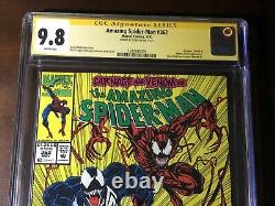 Amazing Spider-Man #362 (1992) 2nd Carnage Signed Stan Lee-CGC 9.8! Newsstand