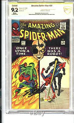 Amazing Spider-Man #37 CGC 9.2 1st App. Norman Osborn. Signed by Stan Lee