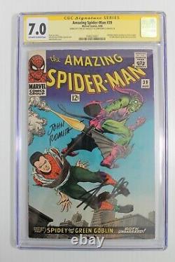 Amazing Spider-Man #39 CGC 7.0 (Marvel) Signed Stan Lee John Romita