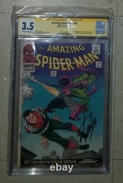 Amazing Spider-Man 39 Stan Lee Signed CGC graded 3.5 Green Goblin